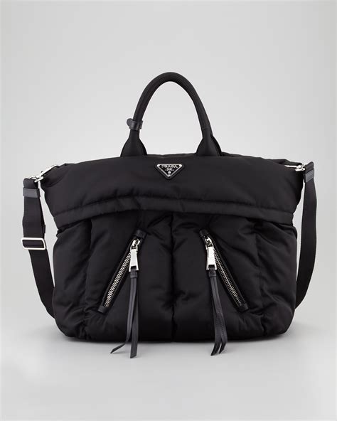 prada tessuto bomber tote|Prada Tessuto Bomber .